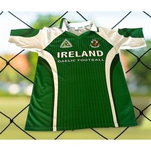 Croker Sport Ireland Gaelic Football Jersey Mens Size Medium Green Shirt Celtic